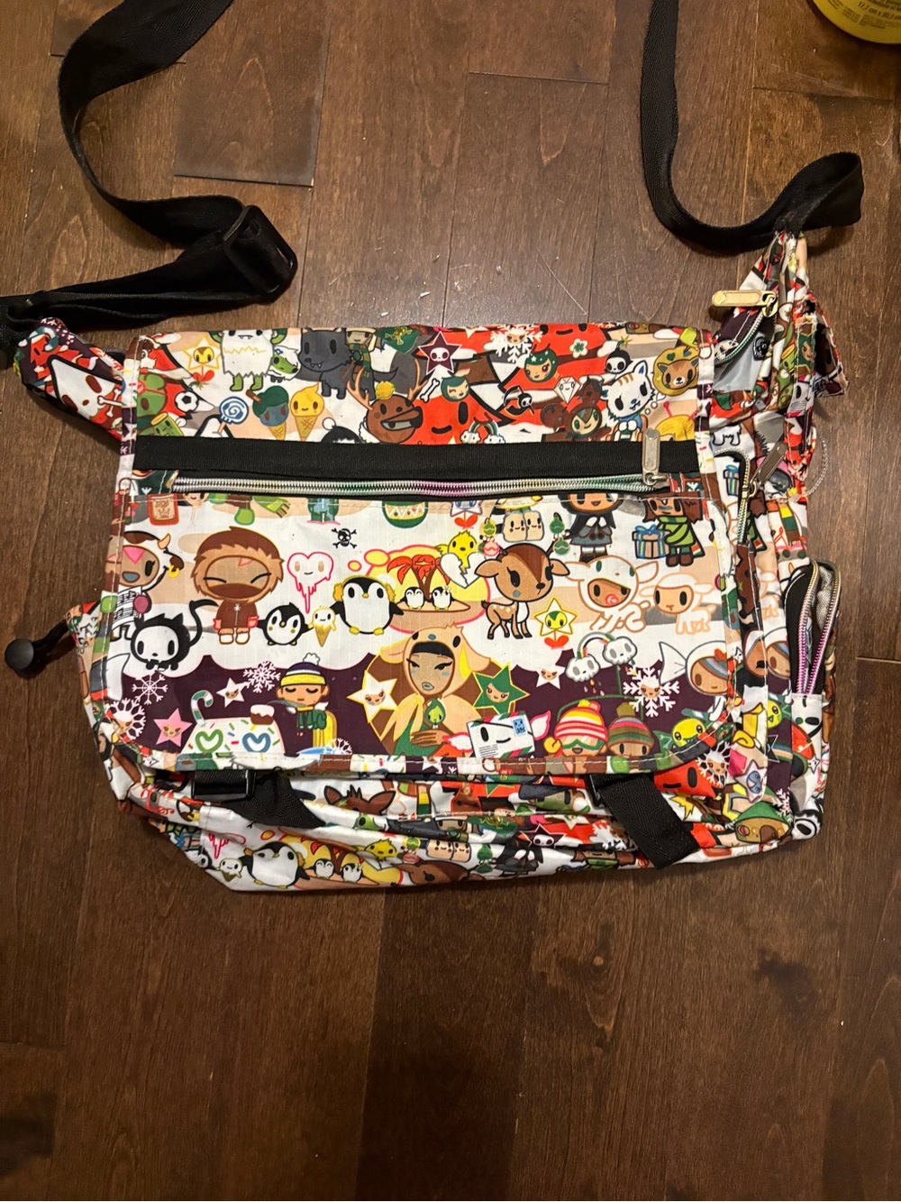 RARE tokidoki x lesport sac messenger style bag